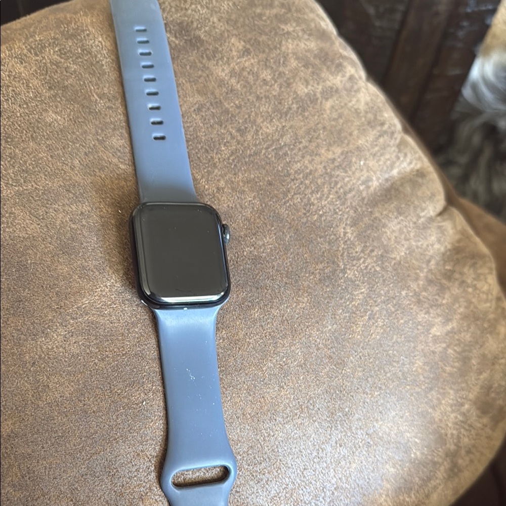 Smartwatch with Black and Gray Band